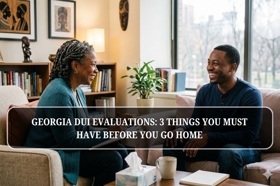 Georgia DUI Evaluations: 3 Things You Must Have Before You Go Home