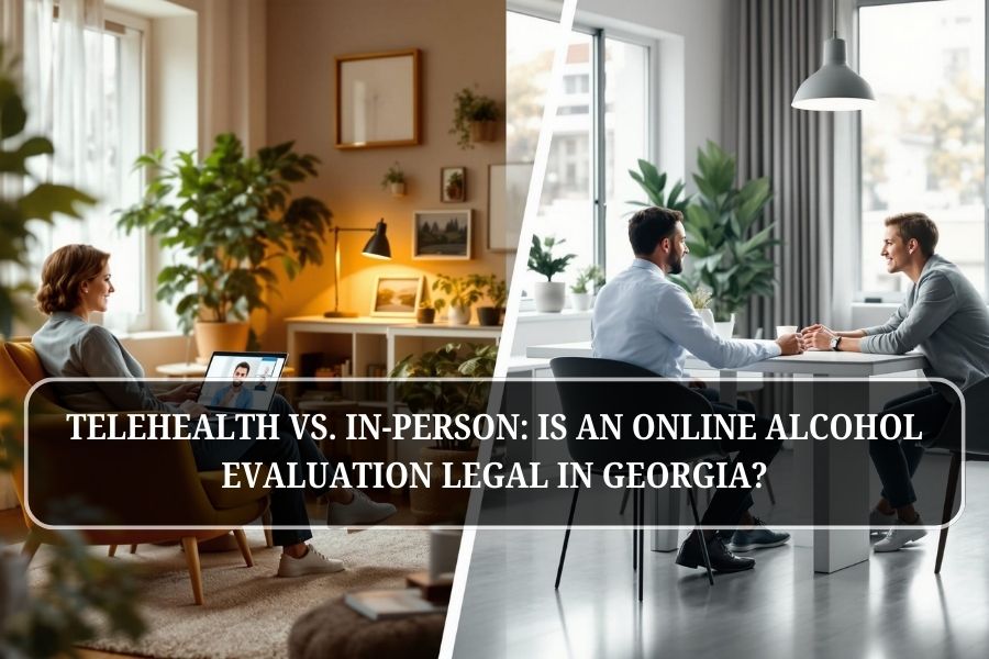 Telehealth vs. In-Person: Is an Online Alcohol Evaluation Legal in Georgia?