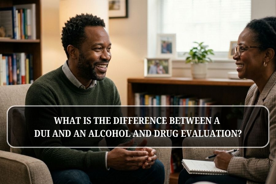 DUI vs Alcohol and Drug Evaluation