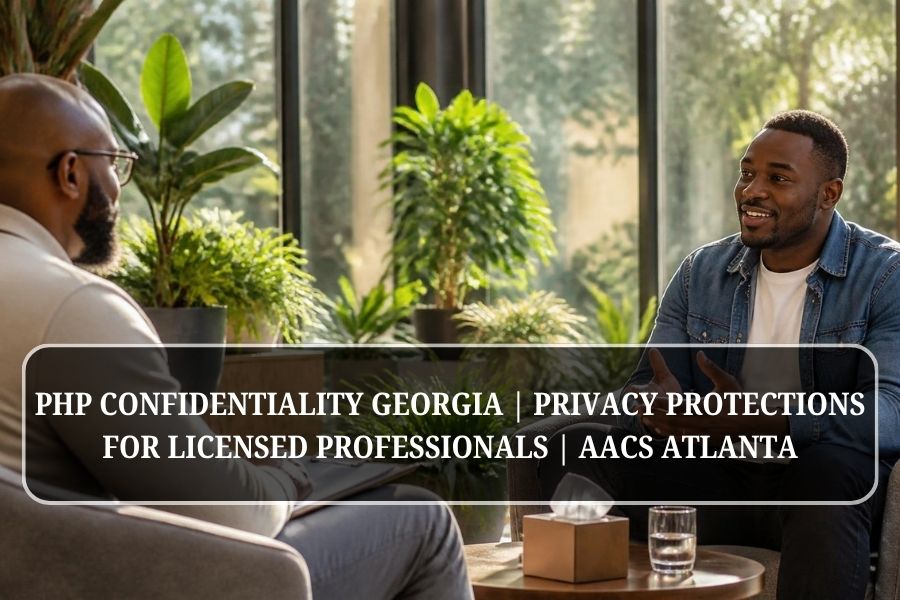 PHP Confidentiality Georgia | Privacy Protections for Licensed Professionals | AACS Atlanta