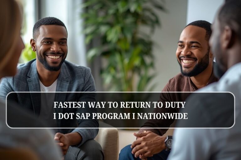 Fastest Way to Return to Duty I DOT SAP Program I Nationwide