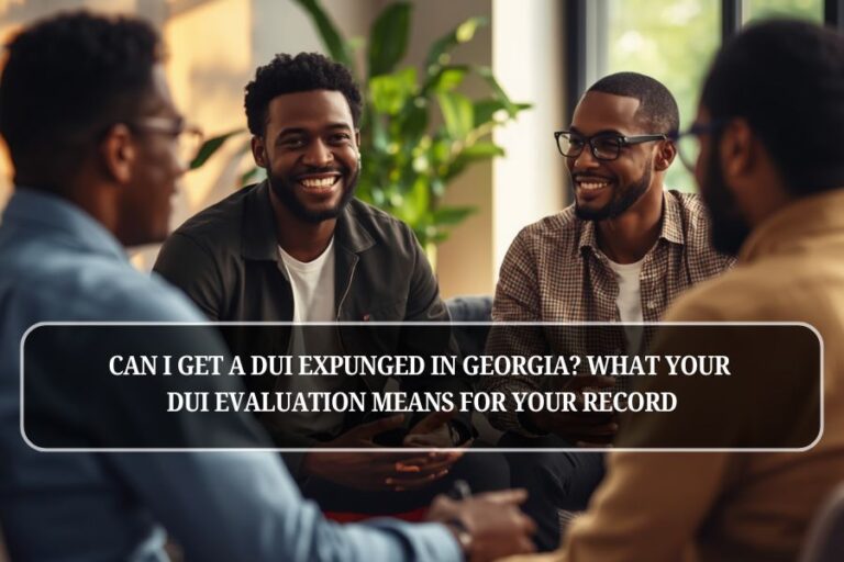 Can I Get a DUI Expunged in Georgia? What Your DUI Evaluation Means for Your Record