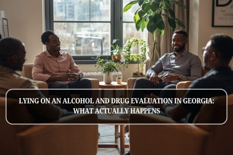 Lying on an Alcohol and Drug Evaluation in Georgia:  What Actually Happens