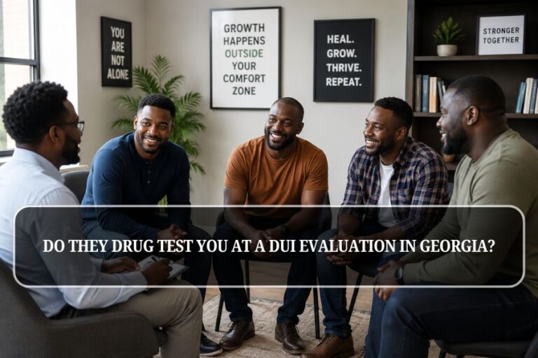 Do They Drug Test You at a DUI Evaluation in Georgia?