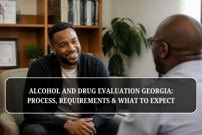Alcohol and Drug Evaluation Georgia: Process, Requirements & What to Expect