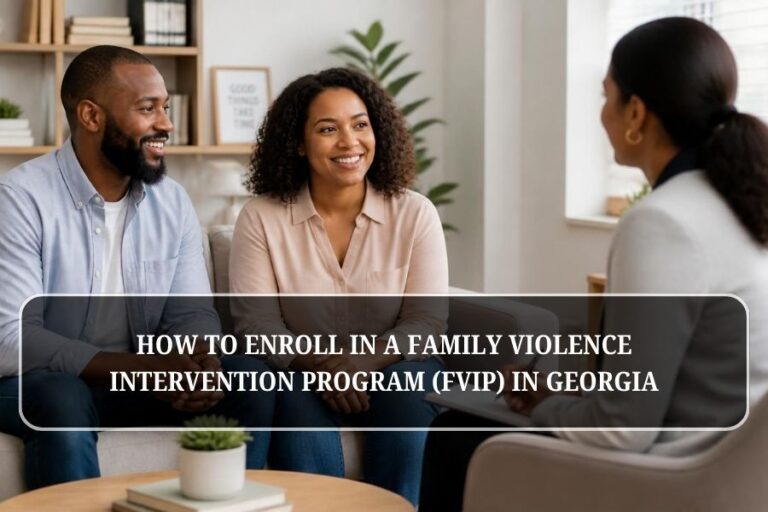 How to Enroll in a Family Violence Intervention Program (FVIP) in Georgia