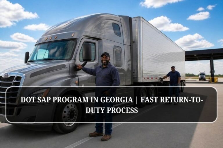 DOT SAP Program in Georgia | Fast Return-to-Duty Process