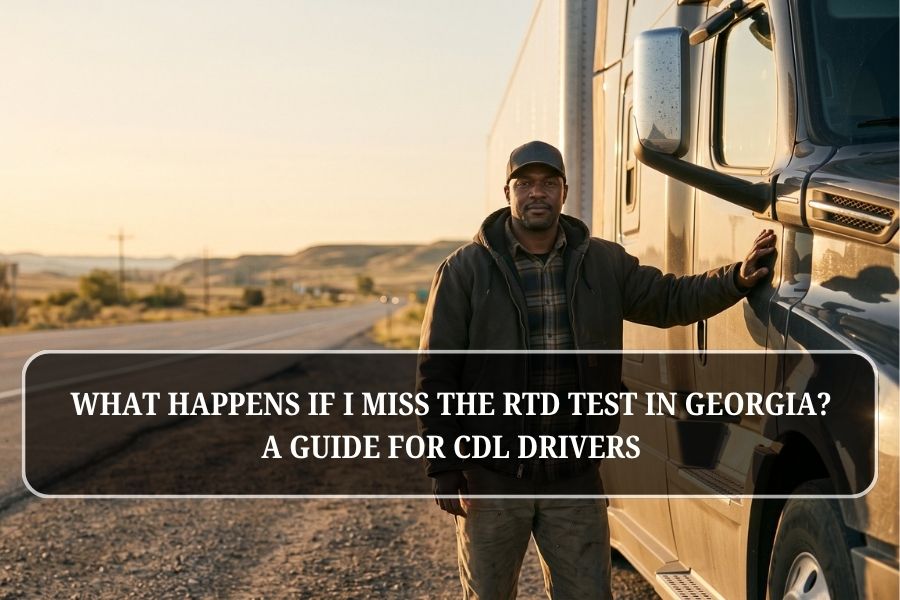What Happens If I Miss the RTD Test in Georgia? A Guide for CDL Drivers